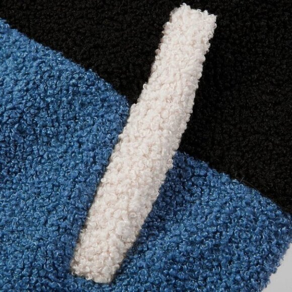 Cream Mens Teddy Coat - Picture 7 of 8